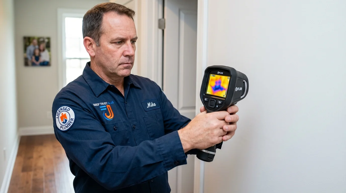 Thermal imaging leak detection by Johns Plumbing LLC in Grant City